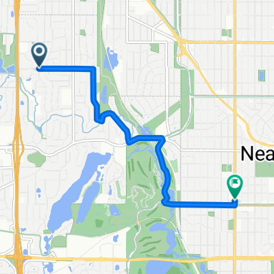 B2B00321 55442&gt;55411 via Culver Rd, Kyle Ave, Theo Wirth Pkwy &amp; Plymouth Ave