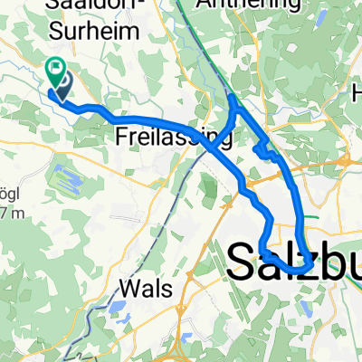 Route im Schneckentempo in Saaldorf-Surheim