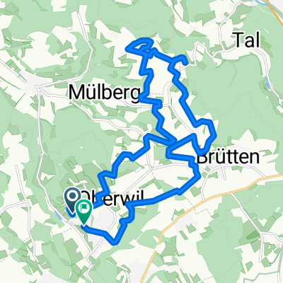 Gerade Fahrt in Nürensdorf