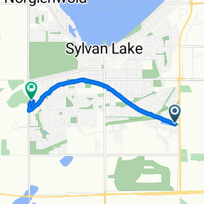 Steady ride in Sylvan Lake