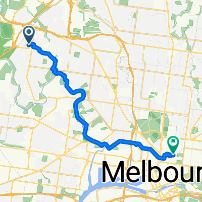 Relaxed route in Carlton