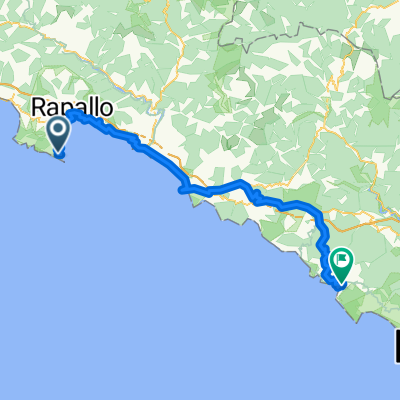 not Relaxed route in Levanto