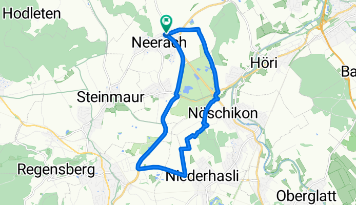 Einfache Fahrt in Neerach