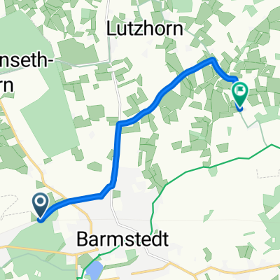 Route im Schneckentempo in Lutzhorn