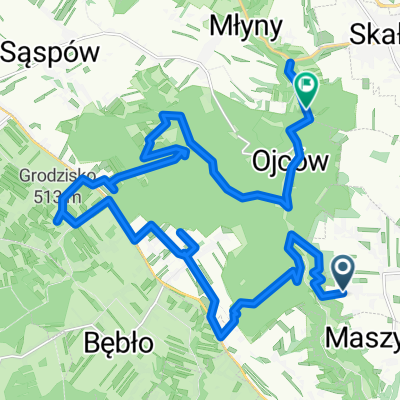 Relaxed route in Katowice