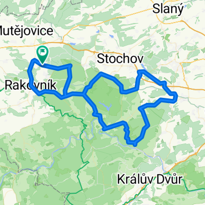 trenink, silnice, 97,6km