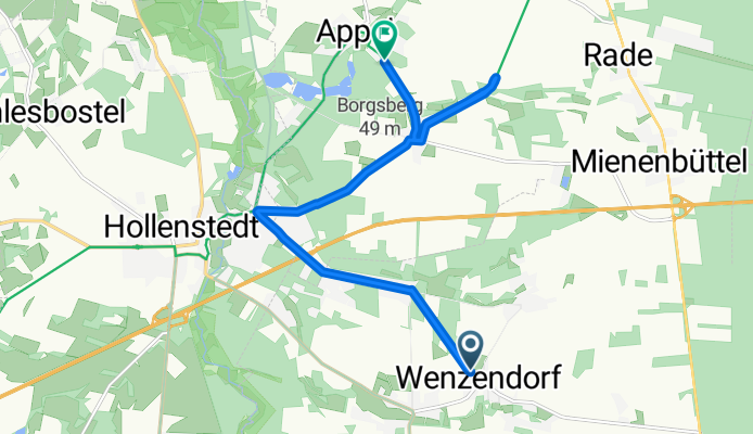 Gemütliche Route in Appel