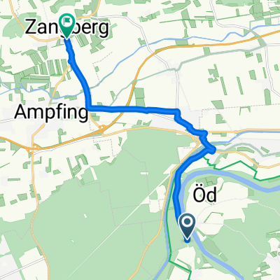 Route im Schneckentempo in Zangberg