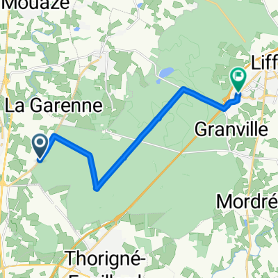 Voie comme un escargot dans Liffré