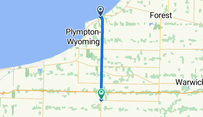 Slow ride in Plympton-Wyoming