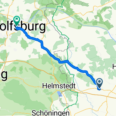 Relaxed route in Wolfsburg