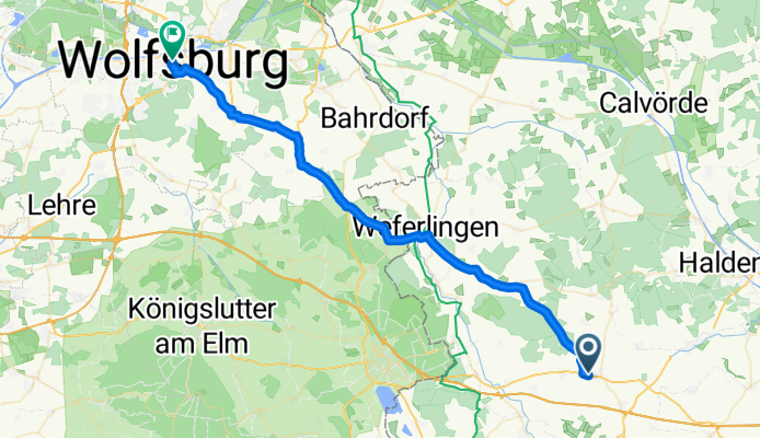 Relaxed route in Wolfsburg