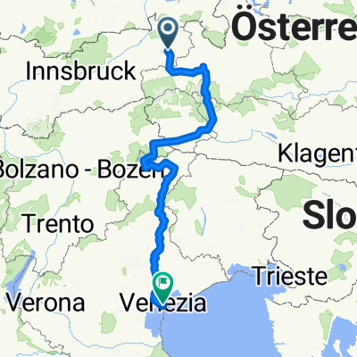 Kitzbühel to Venice (option 2)