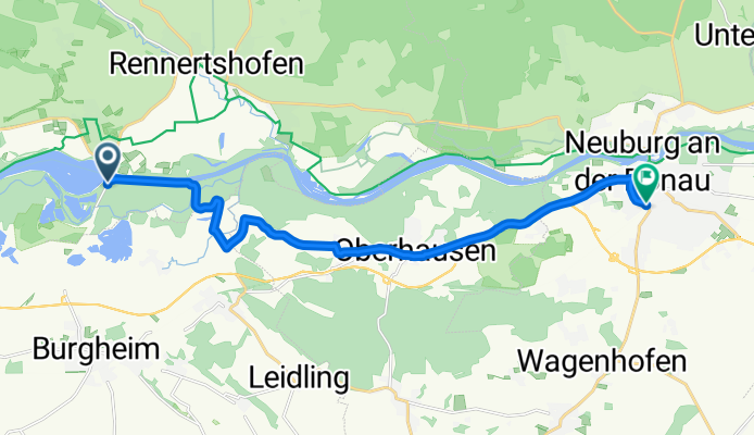 Bertoldsheim nach Neuburg