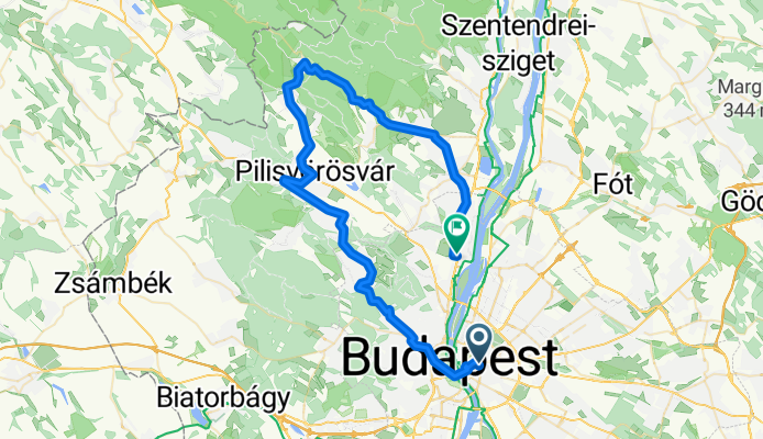 Hűvös-völgy - Vörösvár - Szentkereszt