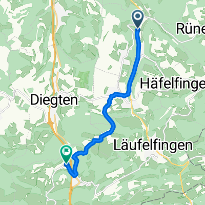 Einfache Fahrt in Eptingen
