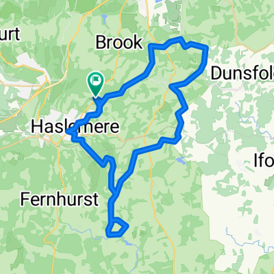 Sim's Grayswood - Hambledon - Chiddingfold - Lurgashall - Haslemere loop