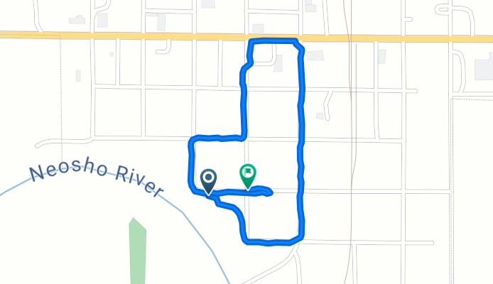 Snail-like route in Le Roy