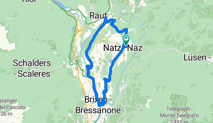 Natz-Neustift-Brixen-Elvas-Natz