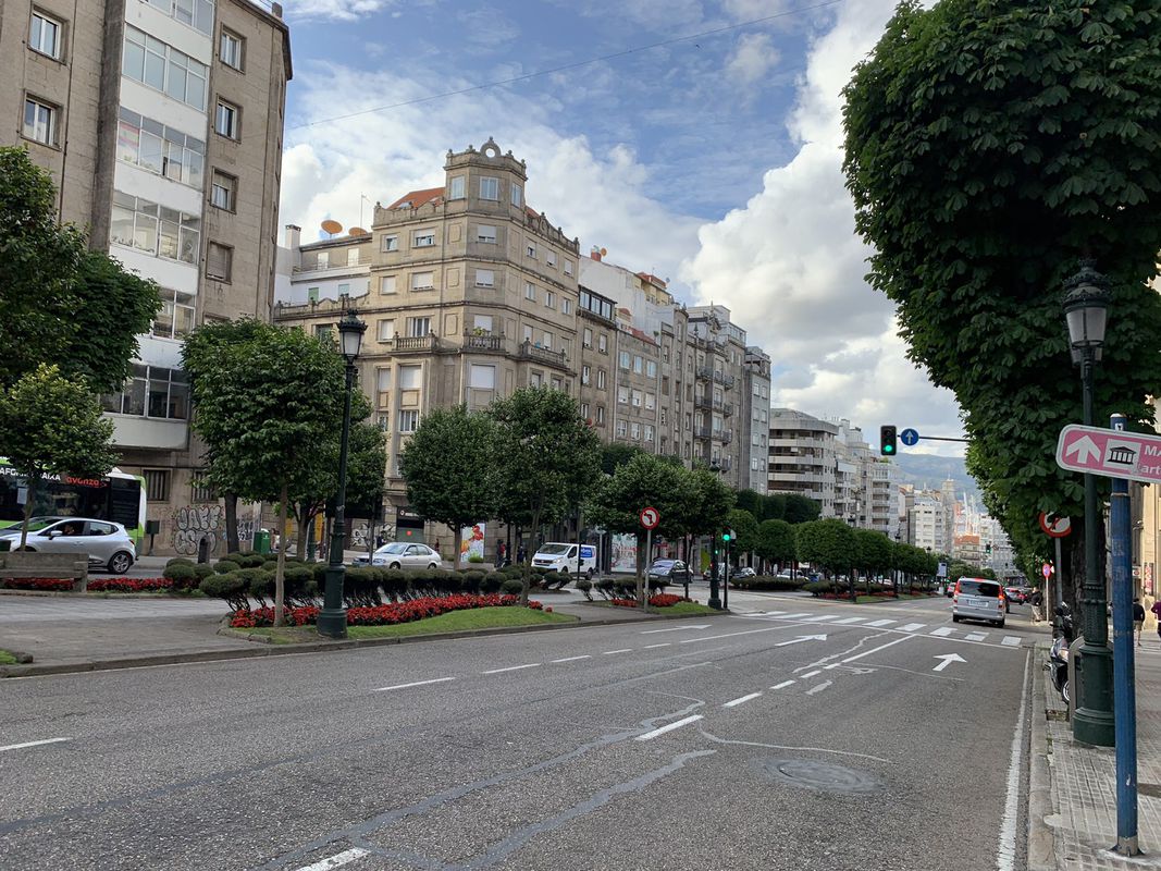 Mirador do Monte Cepudo hasta Plaza España, Vigo.