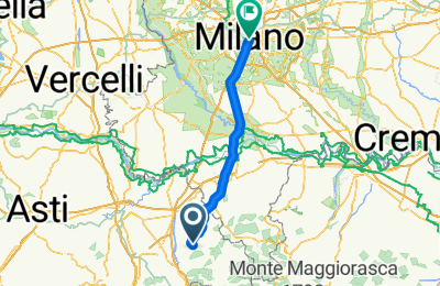 Route in der Bikemap App öffnen