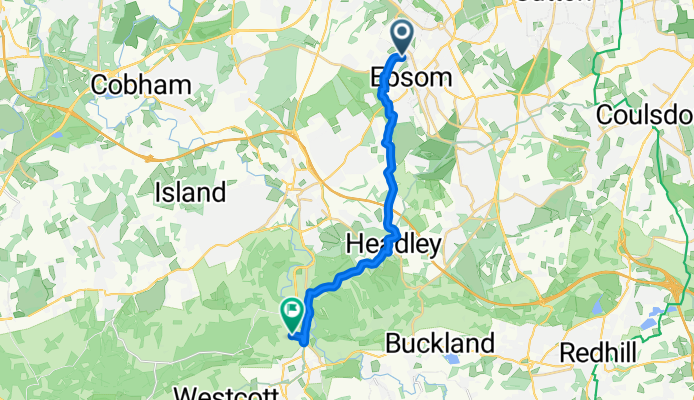 Epsom to Denbies