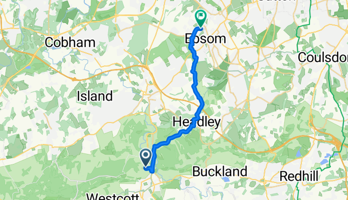 Denbies to Epsom