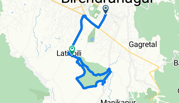 Snail-like route in kakrebihar surkhet