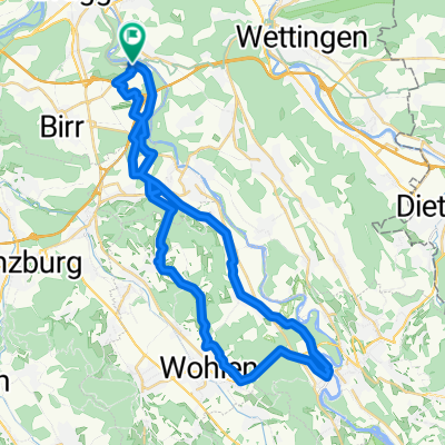 Mülligen - Bremgarten - Wohlen - Mülligen