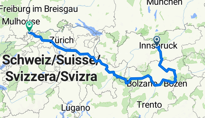 Innsbruck to Basel 2019