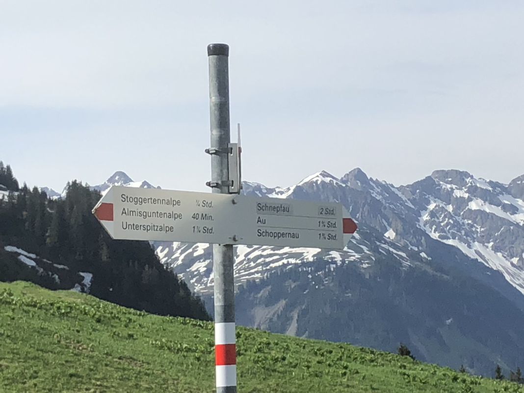 Bezau - Ostergunten - Au - Bezau