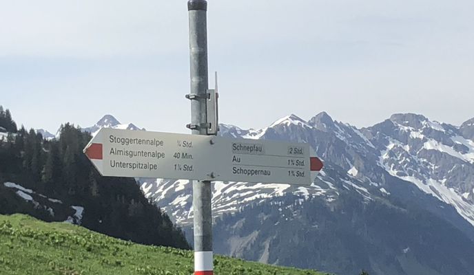 Photo 1 of the Bikemap route "Bezau - Ostergunten - Au - Bezau"