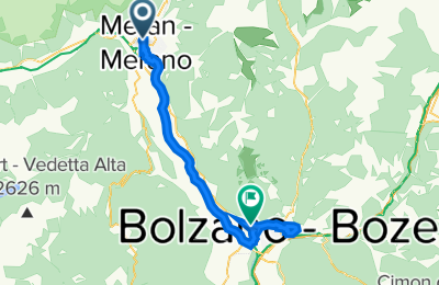 Route in der Bikemap App öffnen