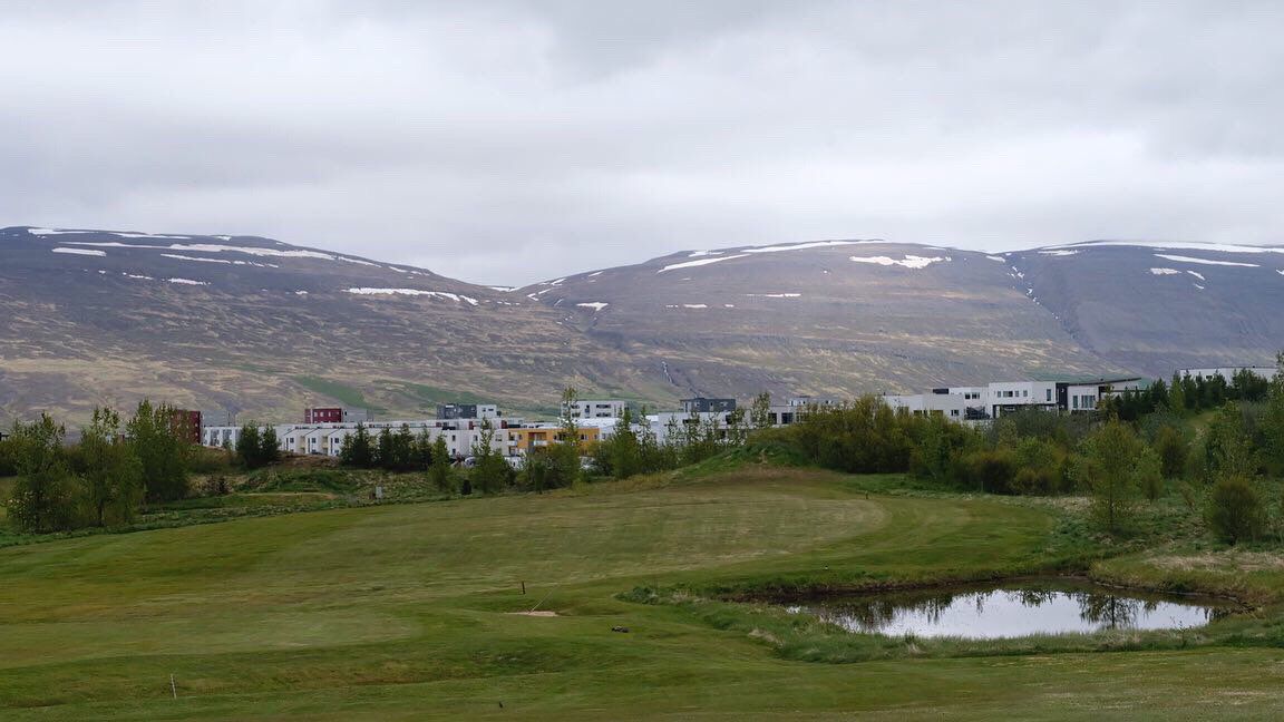 Relaxed route in Akureyri
