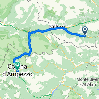 Obertilliach to Cortina d'Ampezzo