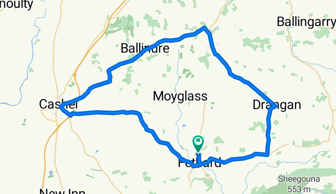 Snail-like route in Ballynonty