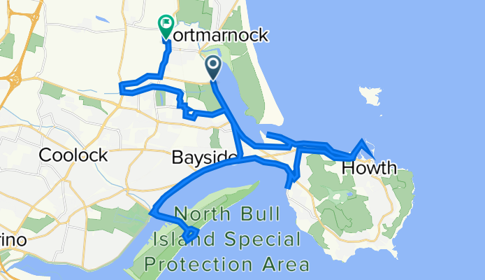 Relaxed route in Portmarnock