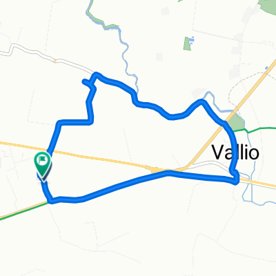 percorso fiume vallio