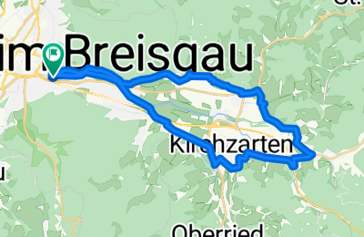 Route in der Bikemap App öffnen