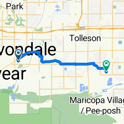 Snail-like route in Phoenix