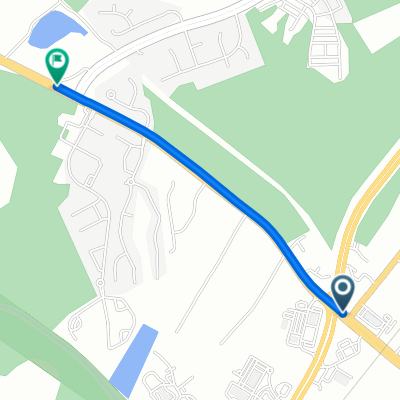 Sporty route in White Plains