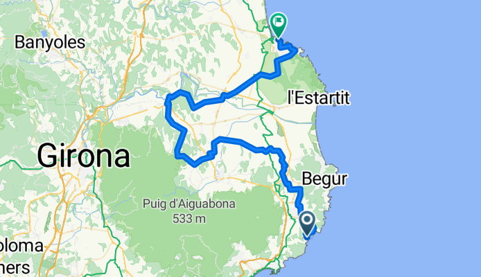 3e etappe Calella (Sant Roc) - L'Escala (L´Escala Centre) (pakket 5 & 7, versie 2).gpx