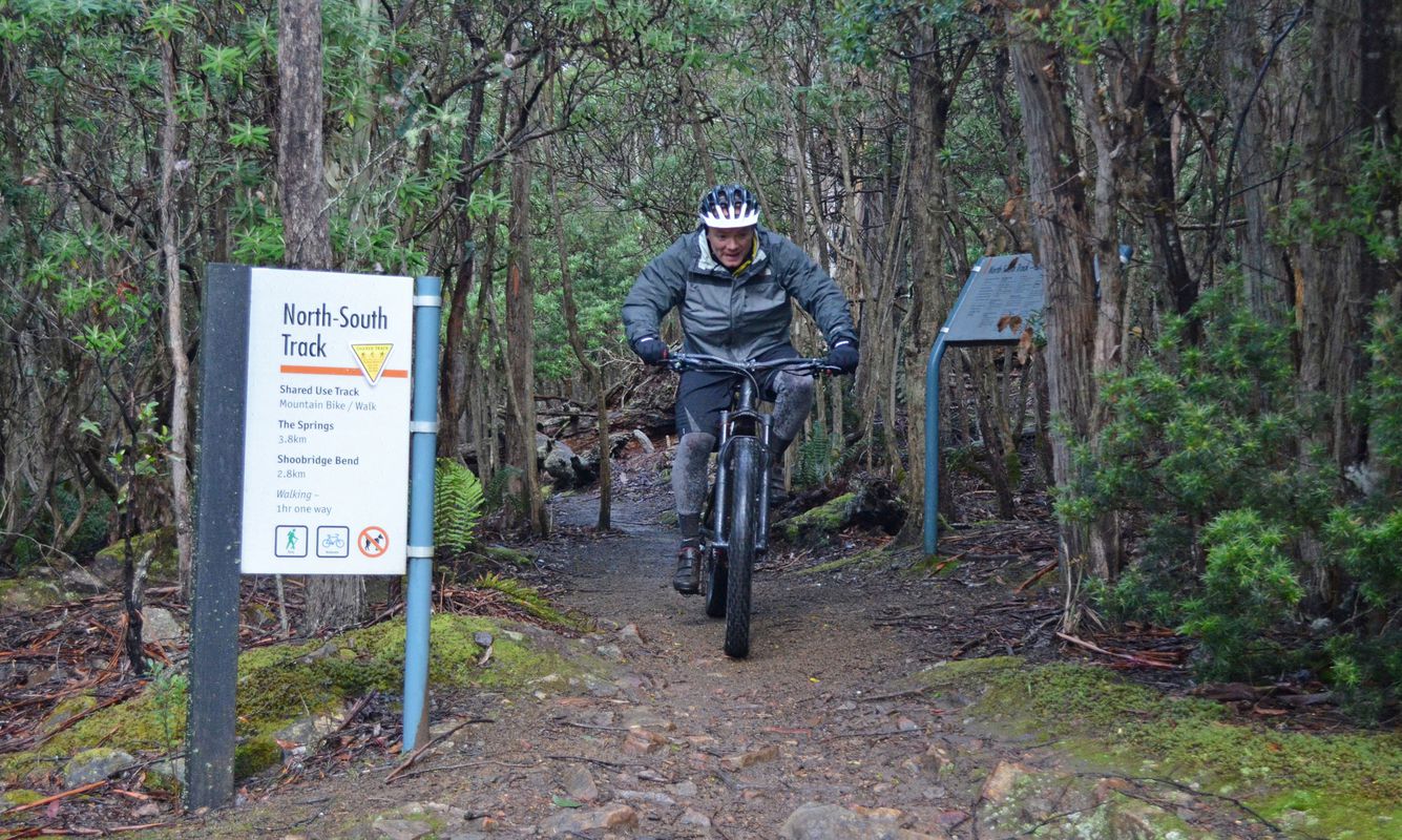 Hobart's mountain bike track network