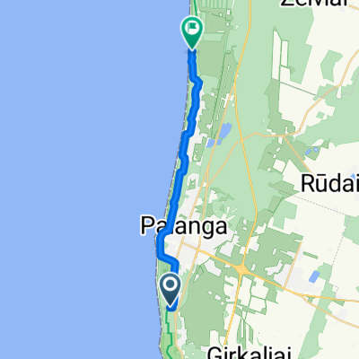 Steady ride in Palanga