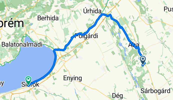 3. Sárszentágota - Siófok