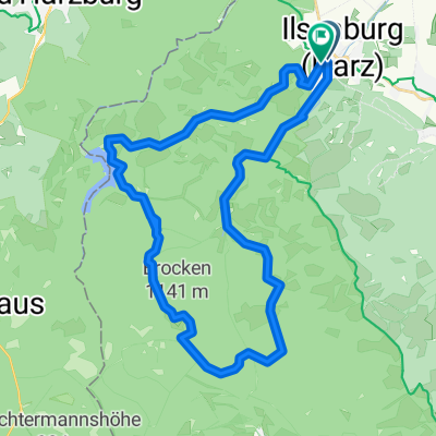 von Ilsenburg zum Brocken und zurück