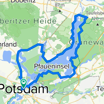 Havel, 2.Tag, Potsdam-Berlin-Potsdam