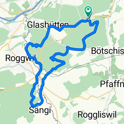 Einfache Fahrt in Vordemwald