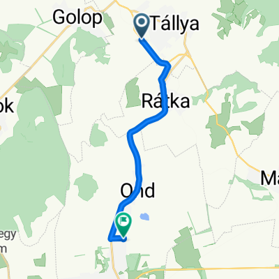 Relaxed route in Szerencs