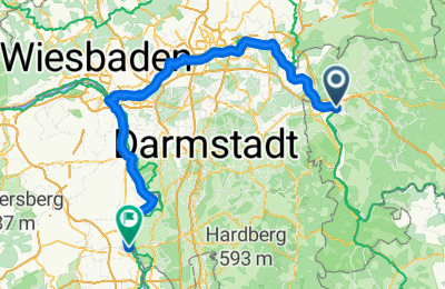Route in der Bikemap App öffnen